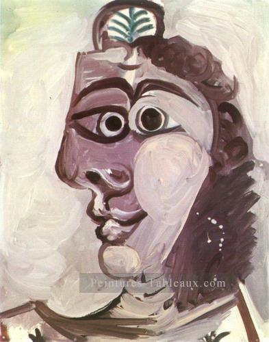 Tete Femme 3 1971 cubiste Pablo Picasso Peintures à l'huile